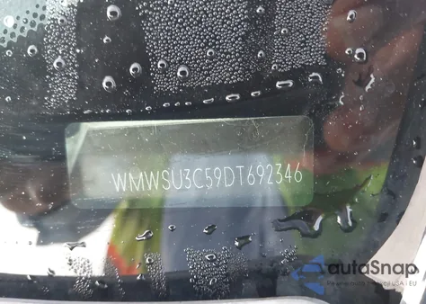 2013 Mini Hardtop Cooper z USA, uszkodzony, nr VIN WMWSU3C59DT692346